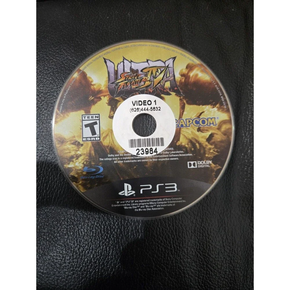 Ultra Street Fighter IV (Sony PlayStation 3, 2014) Disc Only - Tested